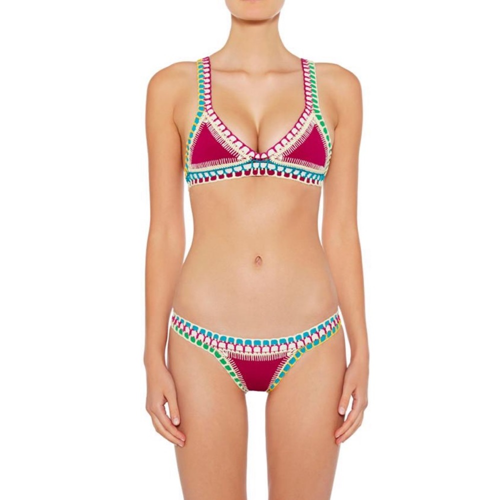 KIINI FUCHSIA COCO BIKINI SET (top and bottom)
